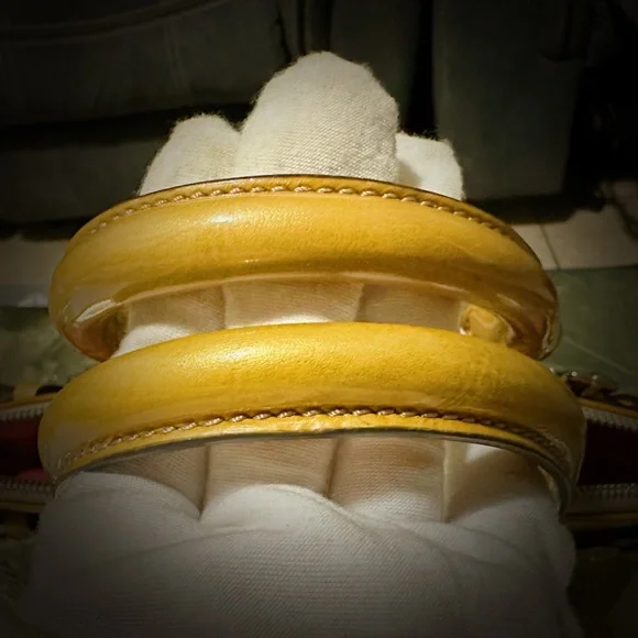 Vintage Y2K Coach Mustard Leather Shoulder Bag crossbody strap ❌60% OFF SALE❌ - Picture 10 of 16